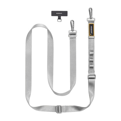 MAGEASY ROVER Utility Strap Dual Clip + Strap Card - Multiple Loops for Hands-free Carrying