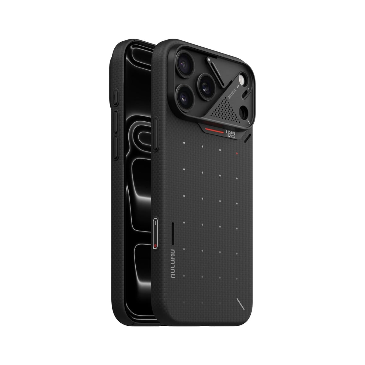 AULUMU A18 Aramid Fiber Particle Magnetic Case for iPhone 18 Pro Max / 18 Pro / 17 Pro Max / 17 Pro