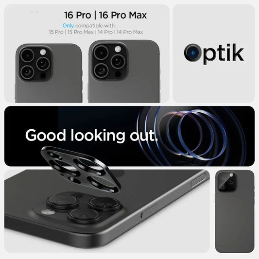 [2 PACK] Spigen Camera Lens Protector for iPhone 16 Pro Max / 16 Pro / 15 Pro Max / 15 Pro / 14 Pro Max / 14 Pro - Forexengineer -Malaysia- 8809811866995-8809896741538