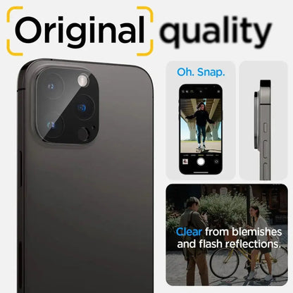[2 PACK] Spigen Camera Lens Protector for iPhone 16 Pro Max / 16 Pro / 15 Pro Max / 15 Pro / 14 Pro Max / 14 Pro - Forexengineer -Malaysia