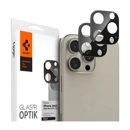 [2 PACK] Spigen Camera Lens Protector for iPhone 16 Pro Max / 16 Pro / 15 Pro Max / 15 Pro / 14 Pro Max / 14 Pro - Forexengineer -Malaysia