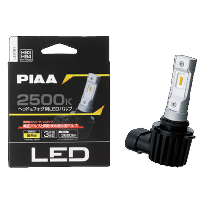 PIAA 4TH GEN Ultra Compact 2500K LED Bulb for H4/HB3/HB4/HIR1/HIR2/H8/H9/H11/H16 - Forexengineer -Malaysia- 4960311057017-4960311057024-4960311057031