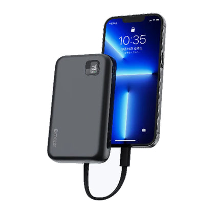 Mazer PowerCharge Link 10,000mAh PD20W (Built-in Lightning & USB C Cables) Power Bank - Forexengineer -Malaysia