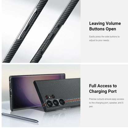 PITAKA MagEZ Case 3 for Samsung Galaxy S23 Ultra - Magsafe Compatible - Forexengineer -Malaysia- 7493554136760-7493554137064