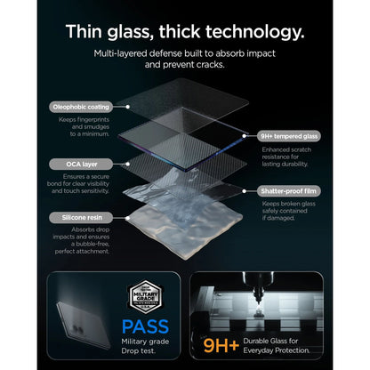 [2 Pack] Spigen Glas.tR EZ Fit Optik Pro HD Camera Lens Protector for Samsung Galaxy Z Fold 8