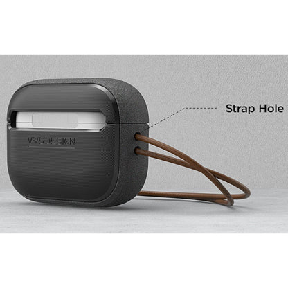VRS Design Modern Case for AirPods Pro 2  / AirPods Pro - Genuine Leather Strap Included - Forexengineer -Malaysia- 8809872462778-8809872462754-8809872462761