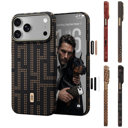 RAPTIC Aramid Skin Magnetic Case for iPhone 18 Pro Max / 18 Pro / 17 Pro Max / 17 Pro with Camera Control Buttons
