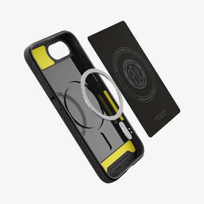 Spigen Rugged Armor MagFit Case for iPhone 17e / 16e - Slim Magnetic Case
