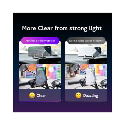 Hoda Anti-Reflection Tempered Glass Screen Protector for iPhone 16 Series - Dust Free Helper Included - Clear - Forexengineer -Malaysia