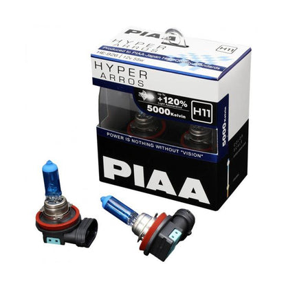 [1 Year Warranty] PIAA Hyper Arros 5000k Halogen Bulb H1 / H3 / H4 / H7 / H8 / H11 / HB3 / HB4 - 2 pcs Bulb - Forexengineer -Malaysia- 4960311043577-4960311043607-4960311043591-4960311043584-4960311043614-4960311043621-4960311043638