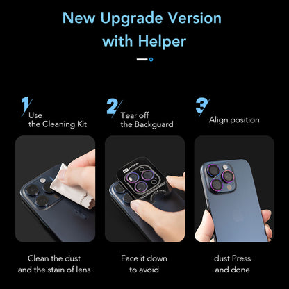 Hoda Sapphire Lens Protector for iPhone 16 Series - With Helper - Forexengineer -Malaysia