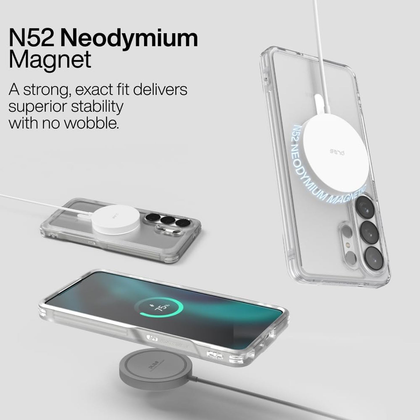 PLES Lepi Air Layer Magnetic Case for Samsung Galaxy S26 Series - Dual-Line Air Layer Bumper Protection