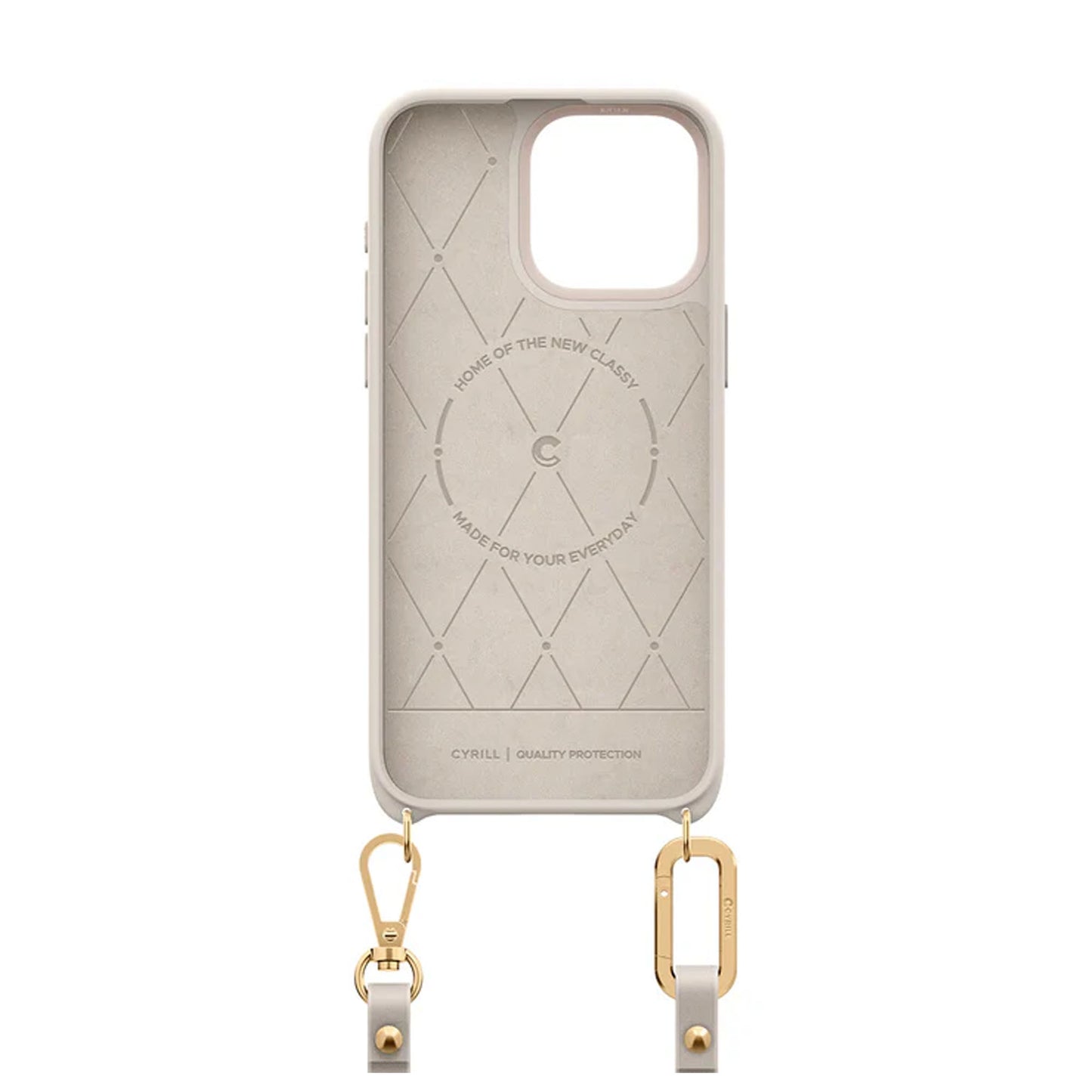 Spigen Cyrill Classic Charm Mag for iPhone 15 Series - Comes with Aux-Leather Strap and Magsafe Compatible