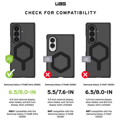 UAG Mouve Case for Samsung Galaxy Z Fold8 Ultra / Z Fold8  Magnetic Case Military Drop Protection