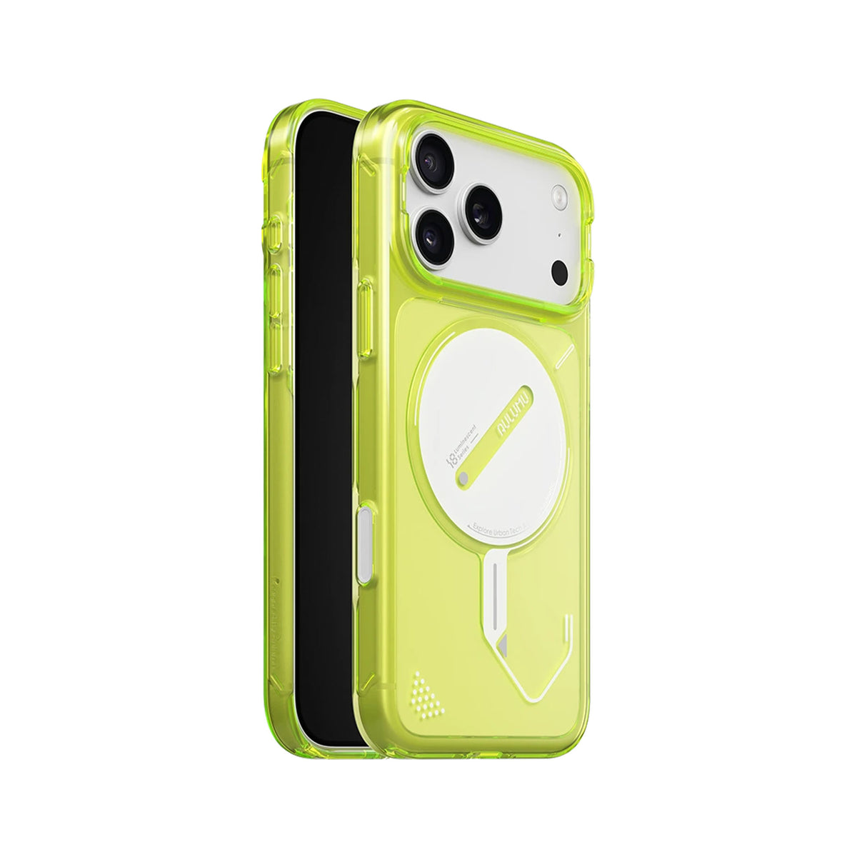 AULUMU A18 Ghost Lumen Transparent Case for iPhone 18 Pro Max / 18 Pro / 17 Pro Max / 17 Pro