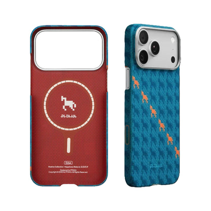 PITAKA Happiness Rides In Edge Case (PitaTap™) for iPhone 17 Pro Max / 17 Pro