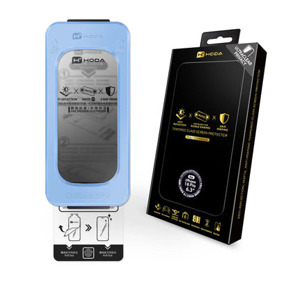 Hoda Matte Anti-Peeper ( Privacy ) with Anti-Reflection Full Coverage Tempered Glass Screen Protector For iPhone 18 Pro Max / 18 Pro with Dust-Free Helper Lite