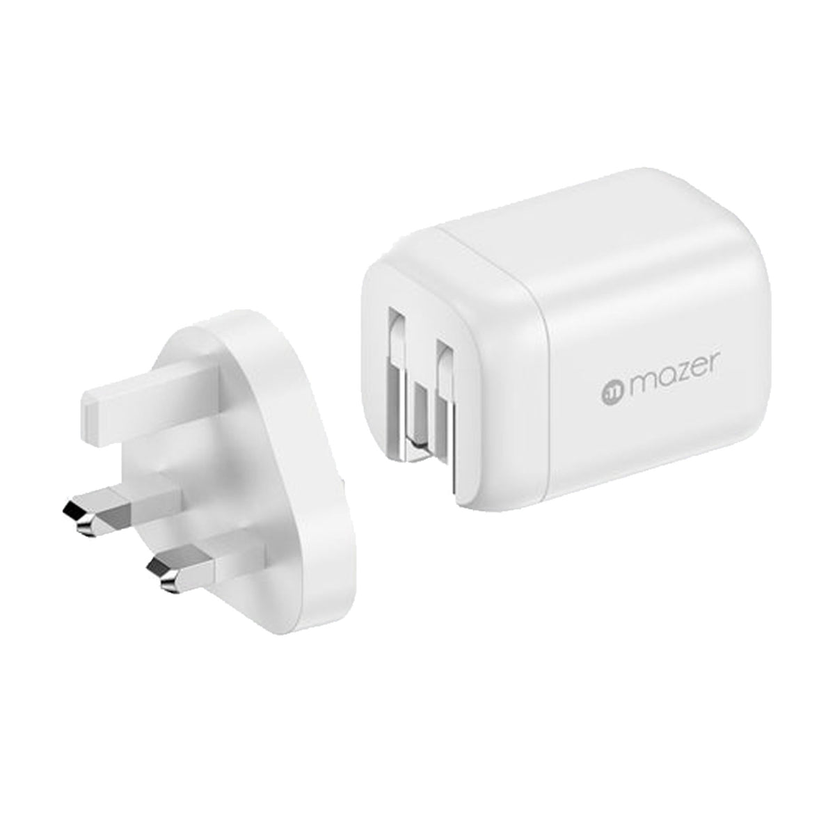 Mazer Prestige GaN Mini 60W Dynamic Power Wall Adaptor Charger Fast Charging ( 2 Ports )