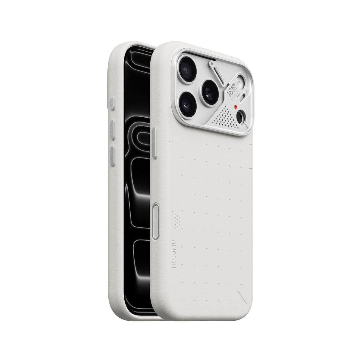 AULUMU A18 Particle Vegan Leather Case for iPhone 18 Pro Max / 18 Pro / 17 Pro Max / 17 Pro with Camera Control Button