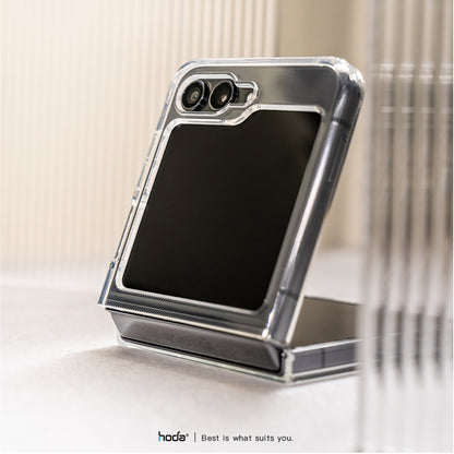 Hoda Crystal Pro Glass Case Military Standard for Samsung Z Flip 5 / Z Fold 5 - Clear - Forexengineer -Malaysia- 4711441975753-4711441975739