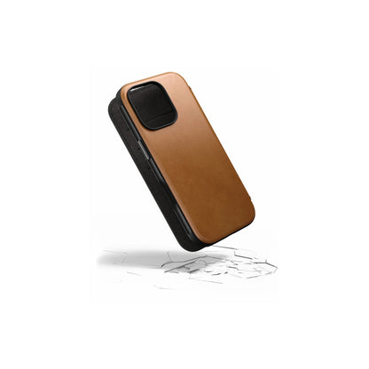 Nomad Modern Leather Folio Case for iPhone 16 Series - MagSafe Compatible - Forexengineer -Malaysia