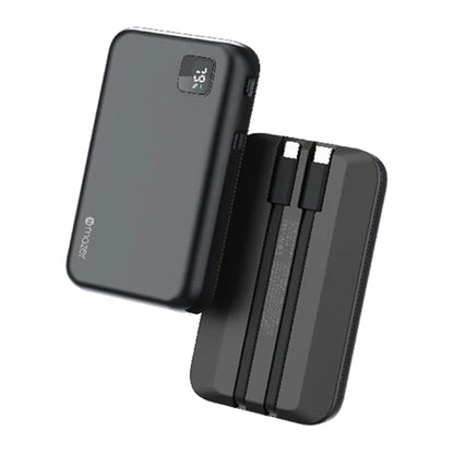 Mazer PowerCharge Link 10,000mAh PD20W (Built-in Lightning & USB C Cables) Power Bank - Forexengineer -Malaysia