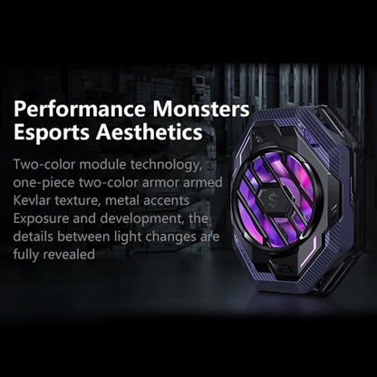 Black Shark FunCooler 3 Pro Fast  Cooling Fan with RGB Lighting Effect for Phone and Tablet - Forexengineer -Malaysia- 6971409209599-6975498360308