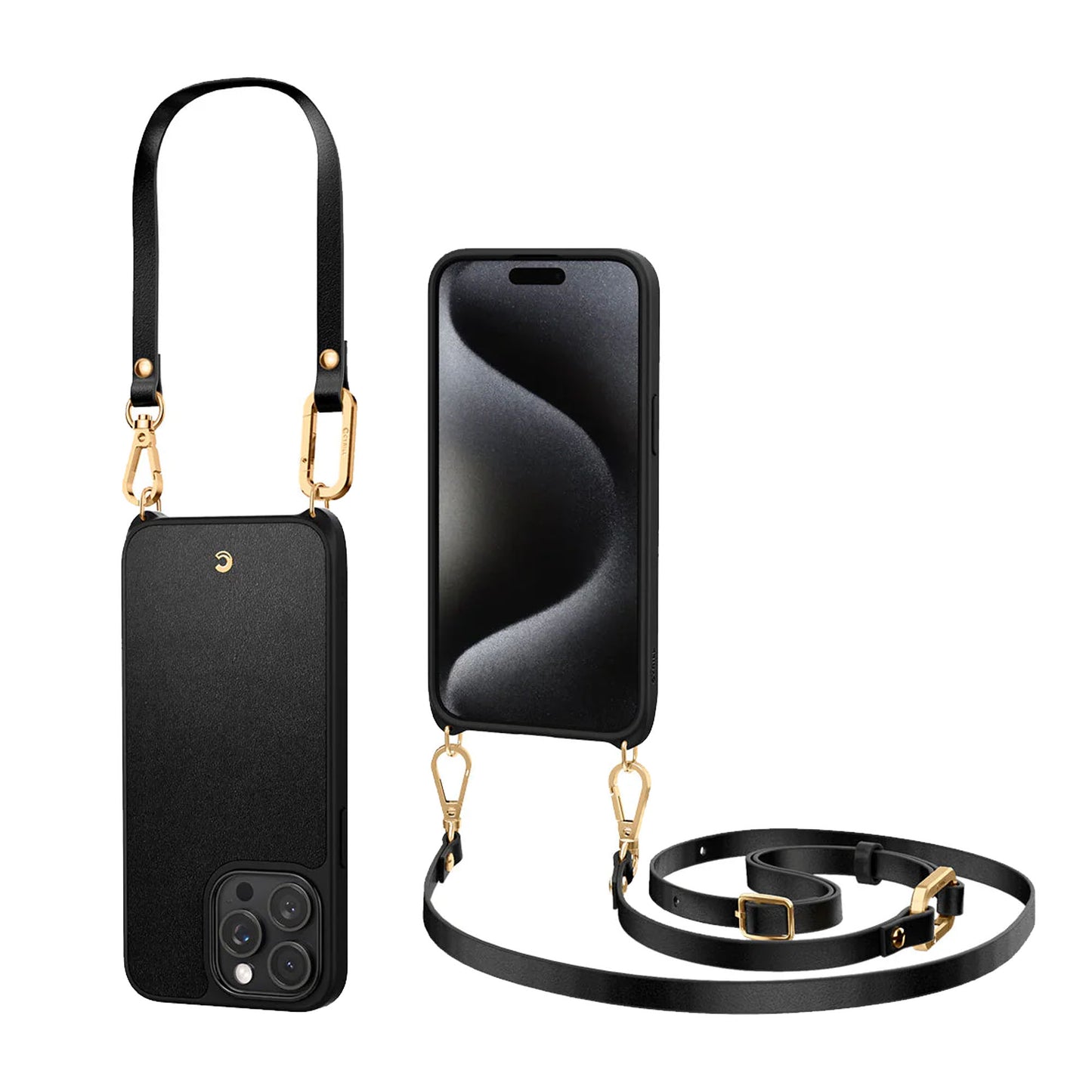 Spigen Cyrill Classic Charm Mag for iPhone 15 Series - Comes with Aux-Leather Strap and Magsafe Compatible