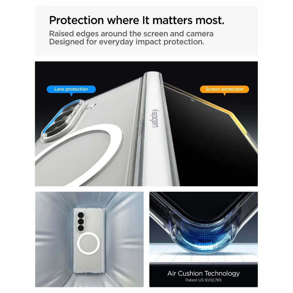 Spigen Ultra Hybrid Pro MagFit Magnetic Case for Samsung Galaxy Z Fold 8 Ultra