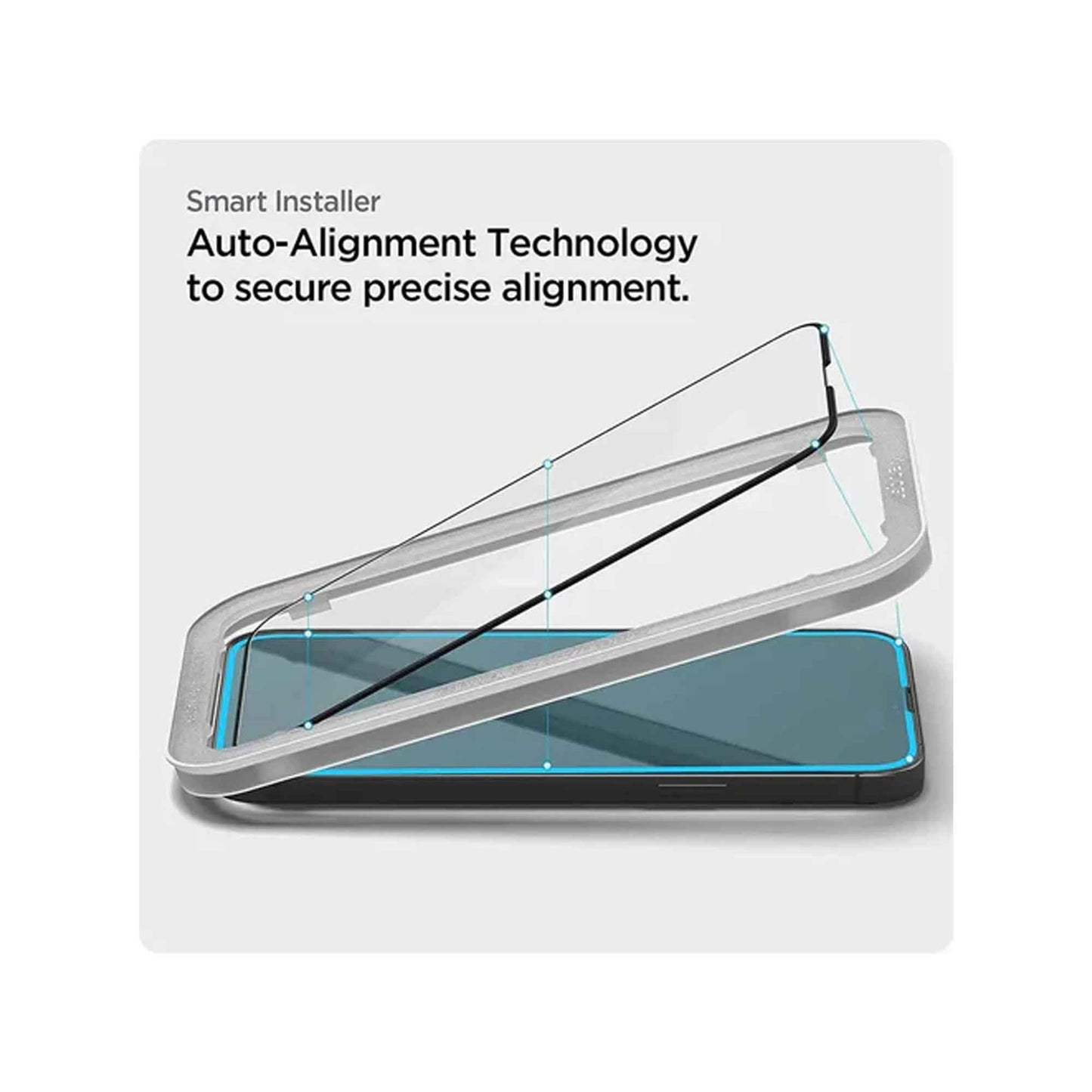 [2 PACK] Spigen Screen Protector AlignMaster for iPhone 13 Pro Max / iPhone 14 Plus - Clear