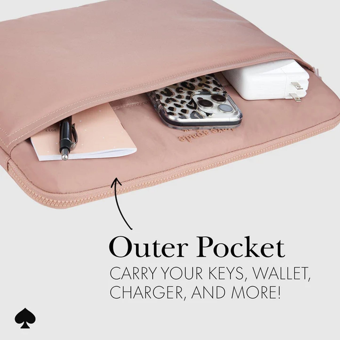 Kate Spade Laptop Puffer Sleeve up to 14" Laptop Protective Cushioning Sleeve