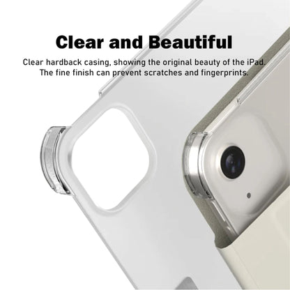 SwitchEasy Origami Nude Flexi-Folding Folio Clear Case for iPad Air 13" M4/M3/M2 (2026/2025/2024) / iPad Pro 12.9" (2022-2018)