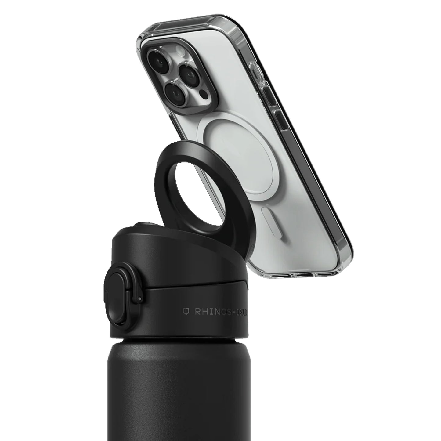 Rhinoshield AquaStand Bottle with MagSafe Compatible Phone Grip
