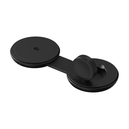 [ Samsung Edition ] Mazer MagPad Duo3 Qi2.2 Certified 2-in-1 Foldable Wireless Charging Pad for Galaxy Watch and Smartphones