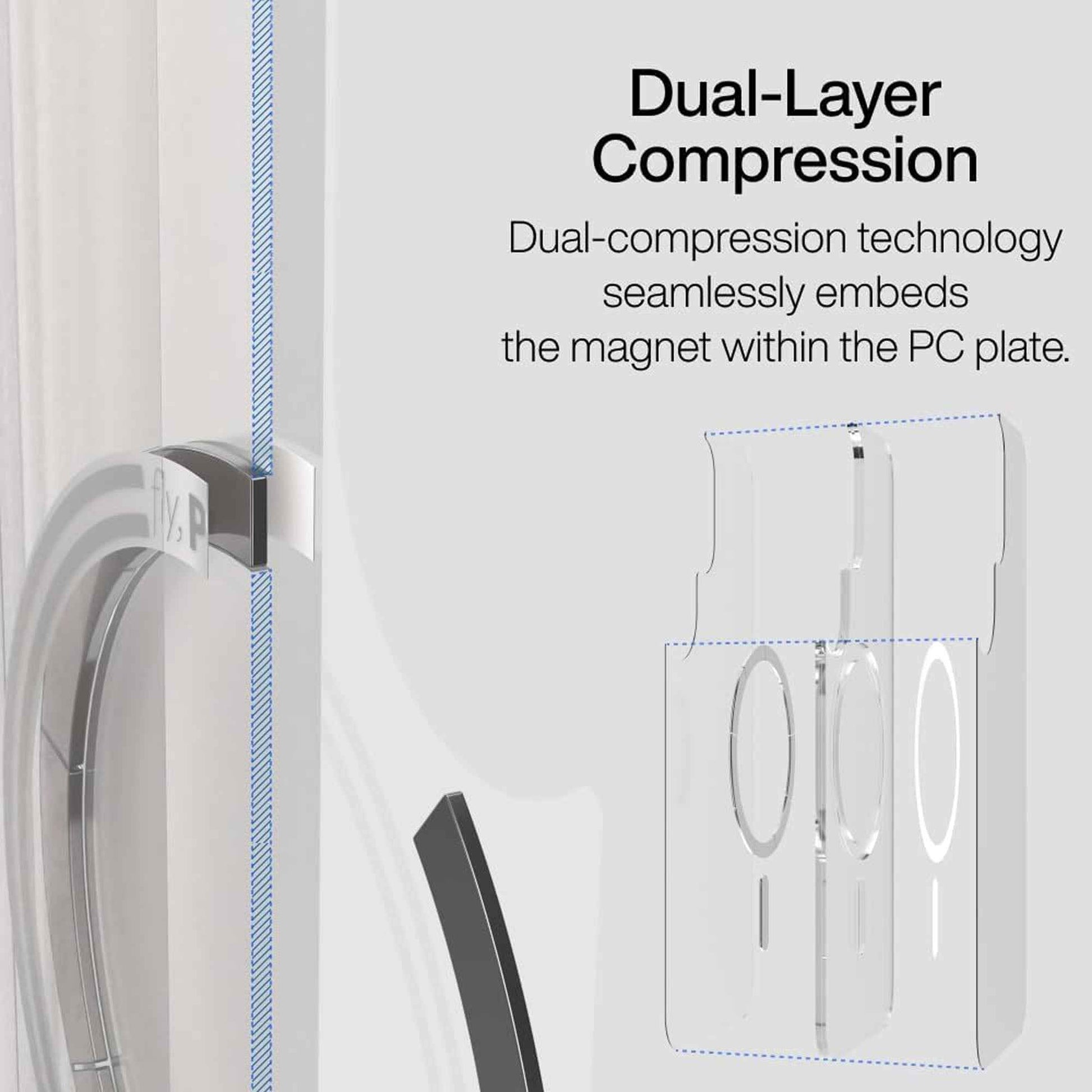 PLES Lepi Air Layer Magnetic Case for Samsung Galaxy S26 Series - Dual-Line Air Layer Bumper Protection