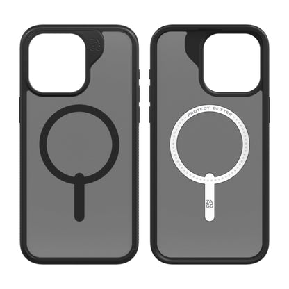 ZAGG Hampton Snap 1.5m Drop Protection Case  for iPhone 15 Series - Magsafe Compatible - Black - Forexengineer -Malaysia- 840056192485-840056192492-840056192461-840056192454