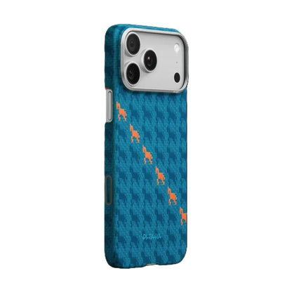 PITAKA Happiness Rides In Edge Case (PitaTap™) for iPhone 17 Pro Max / 17 Pro