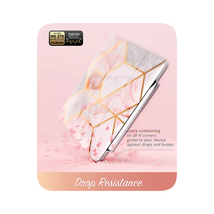 i-Blason Cosmo Case for iPad Air 11" / Air 13" ( 2024 ) M2 With Build In Built-in screen protector and Apple Pencil Holder - Marble - Forexengineer -Malaysia