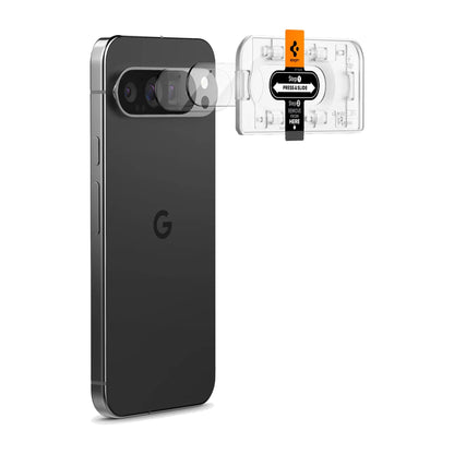 [2 PACK] Spigen Glas.tR EZ Fit Optik for Google Pixel 9 Pro XL / 9 Pro - Camera Lens Protector - Clear - Forexengineer -Malaysia