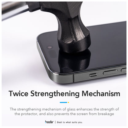 Hoda Tempered Glass Screen Protector for iPhone 15 Series ( Dust Free Helper Included ) 0.33mm Full Coverage - Clear - Forexengineer -Malaysia- 4711441972196-4711441972189-4711441972172-4711441972165
