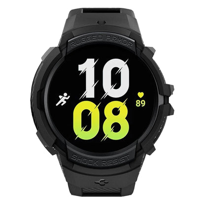 [ Case and Band ] Spigen Rugged Armor Pro for Samsung Watch - Black - Forexengineer -Malaysia- 8809896748018-8809896748049-8809896748117-8809811867268-8809811868197-8809811868241-8809896748070