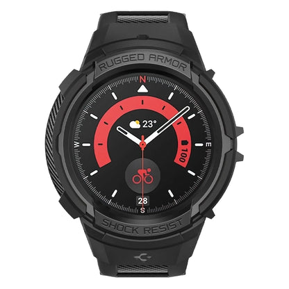 [ Case and Band ] Spigen Rugged Armor Pro for Samsung Watch - Black - Forexengineer -Malaysia- 8809896748018-8809896748049-8809896748117-8809811867268-8809811868197-8809811868241-8809896748070