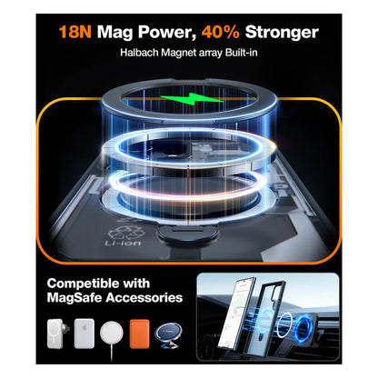 TORRAS UPRO Ostand Spin Series for Samsung Galaxy S24 Ultra - Magsafe Compatible - Forexengineer -Malaysia- 6938075664497