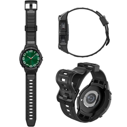 [ Case and Band ] Spigen Rugged Armor Pro for Samsung Watch - Black - Forexengineer -Malaysia- 8809896748018-8809896748049-8809896748117-8809811867268-8809811868197-8809811868241-8809896748070