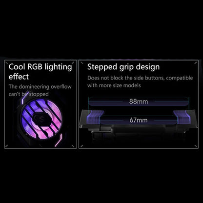 Black Shark FunCooler 3 Pro Fast  Cooling Fan with RGB Lighting Effect for Phone and Tablet - Forexengineer -Malaysia- 6971409209599-6975498360308