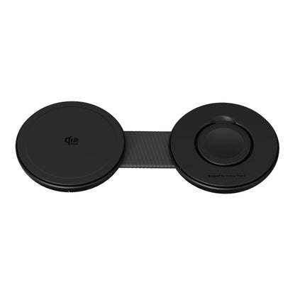 [ Samsung Edition ] Mazer MagPad Duo3 Qi2.2 Certified 2-in-1 Foldable Wireless Charging Pad for Galaxy Watch and Smartphones