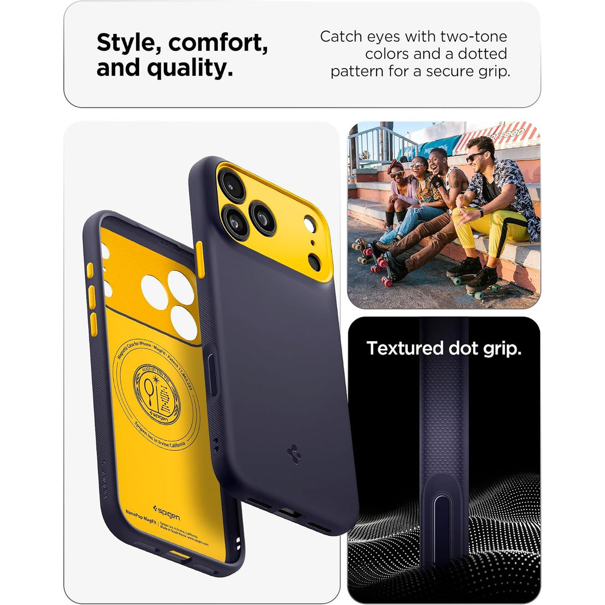 Spigen Nano Pop MagFit Silicone Magnetic Case for iPhone 18 Pro Max / 18 Pro / 17 Pro Max / 17 Pro with Camera Control Buttons