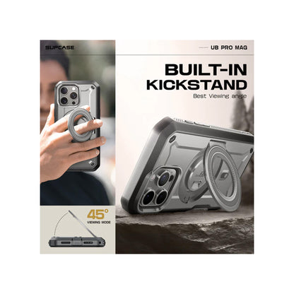 SUPCASE Unicorn Beetle PRO MAG for iPhone 16 Series - Built-in Screen Protector and Kickstand - Forexengineer -Malaysia