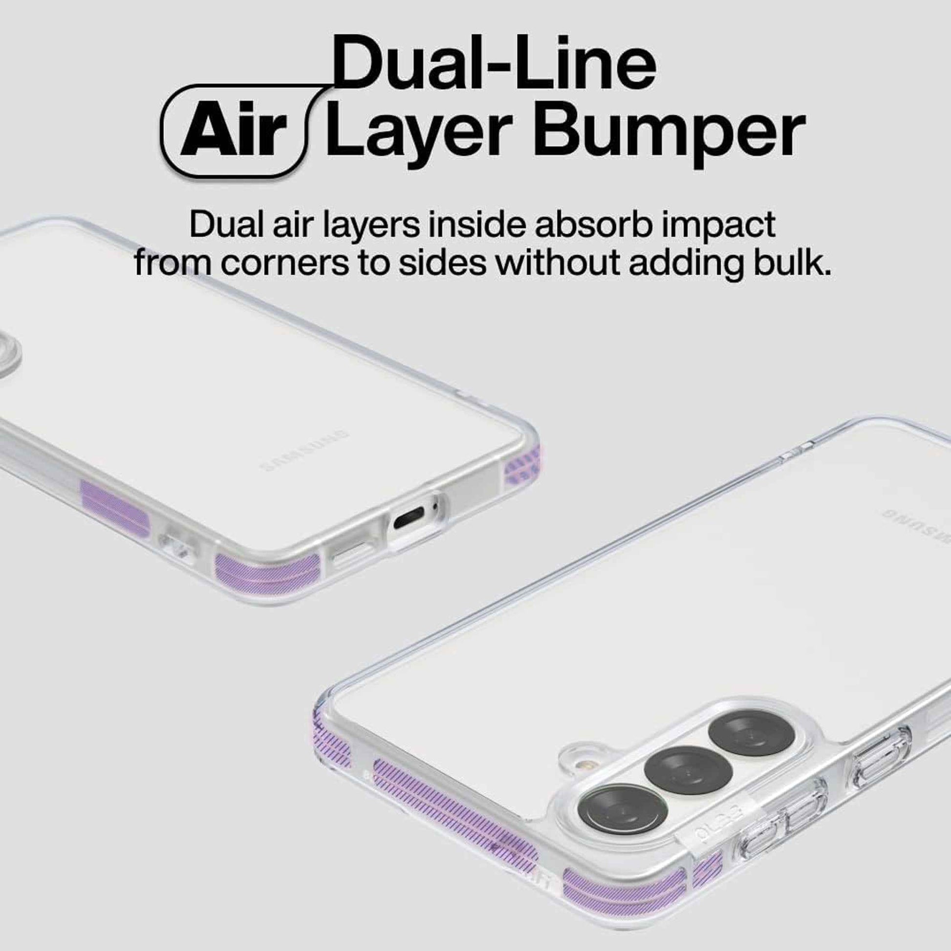 PLES Lepi Air Layer Magnetic Case for Samsung Galaxy S26 Series - Dual-Line Air Layer Bumper Protection