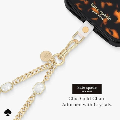 Kate Spade Phone Charm with Anchor Card Universal Wrist Strap - Set in Stone
